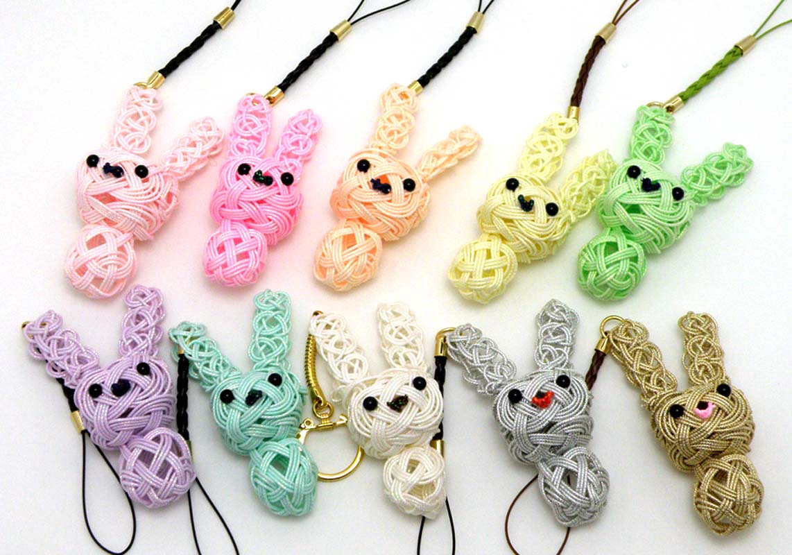 水引 小物の作り方2 アクセサリー偏 ウサギのチャーム | 政華流水引アート