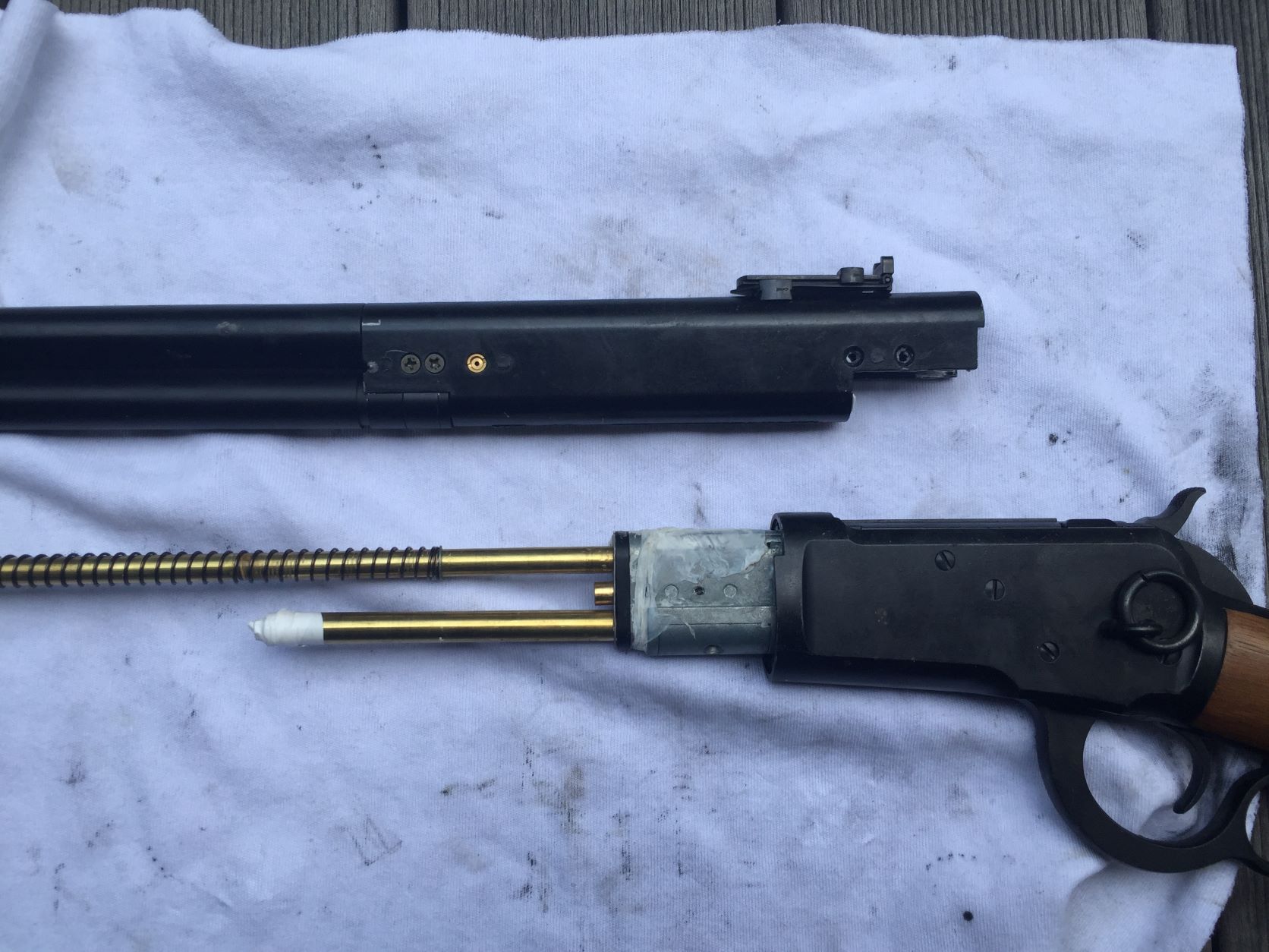 マルシン ウィンチェスター M1892 ガスライフルの修理をさせて頂きまし