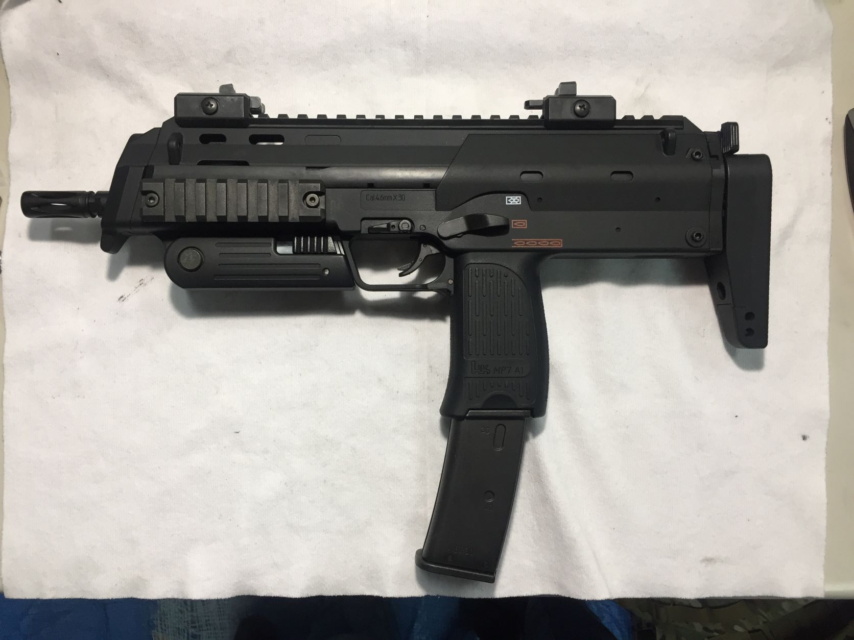 東京マルイ MP7A1 ガスブローバックマシンガンの修理をさせて頂きまし