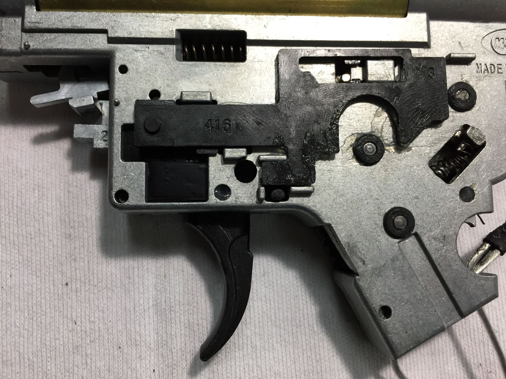 東京マルイ HK416 デルタカスタム 次世代電動ガンの修理、カスタムを