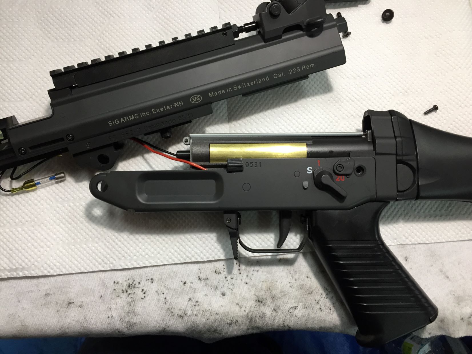 東京マルイ SIG552 SEALs スタンダード電動ガンのカスタムをさせて頂き