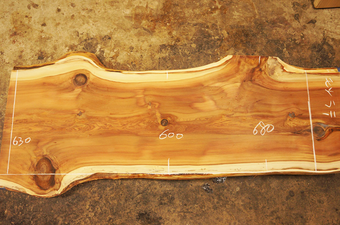 和裁 裁板 天然木一枚板 傷あり① (千葉市 取りに来てくれる方) 和裁