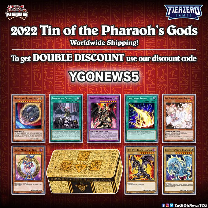 遊戯王】『2022 Tin of the Pharaoh's Gods』9月発売 » TCG-information