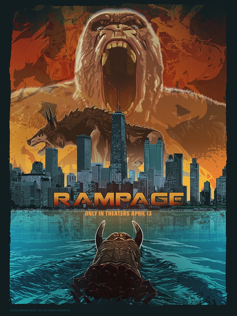 Rampage Movie – New Posters |Teaser Trailer