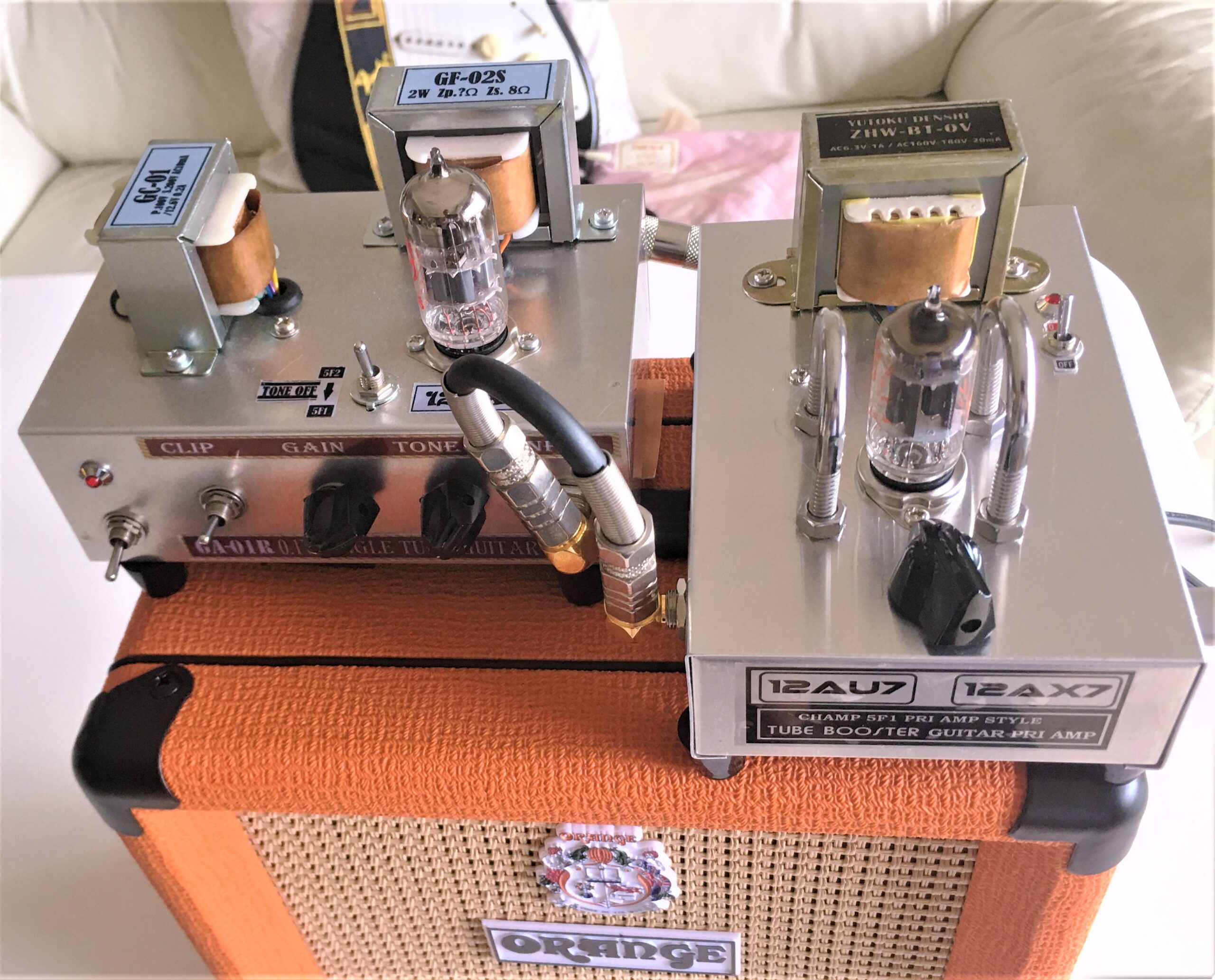 EBK 真空管ブースター バッファ tube 12AU7 12AV7 12AX7 EBK 真空管