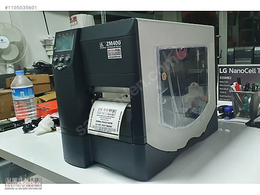 ZEBRA ZM400 BARKOD ETİKET YAZICI 300 DPI 1 YIL GARANTİLİ