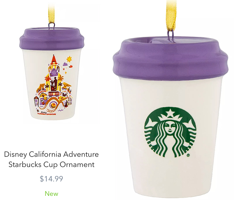 アナハイムディズニーのスタバ新グッズ】タンブラーとオーナメント