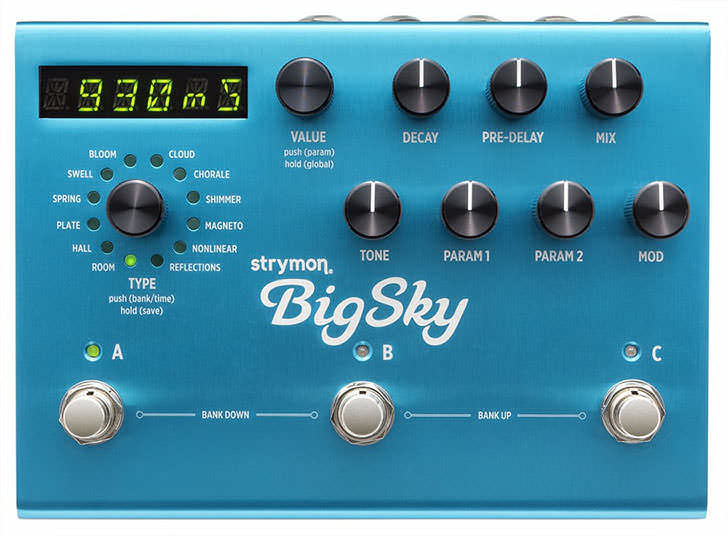リバーブ・ストンプの金字塔、Strymon「BigSky」のプラグイン版が発売