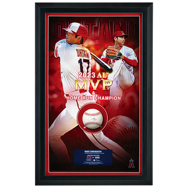 大谷翔平 アメリカン・リーグ™ 2023 MVP&ホームラン王記念 直筆サイン