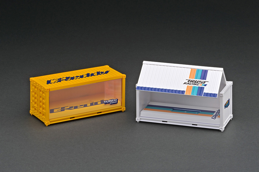 T64C-001-GDY 1/64 Container Base GReddy ※コンテナBOX 2ヶセット