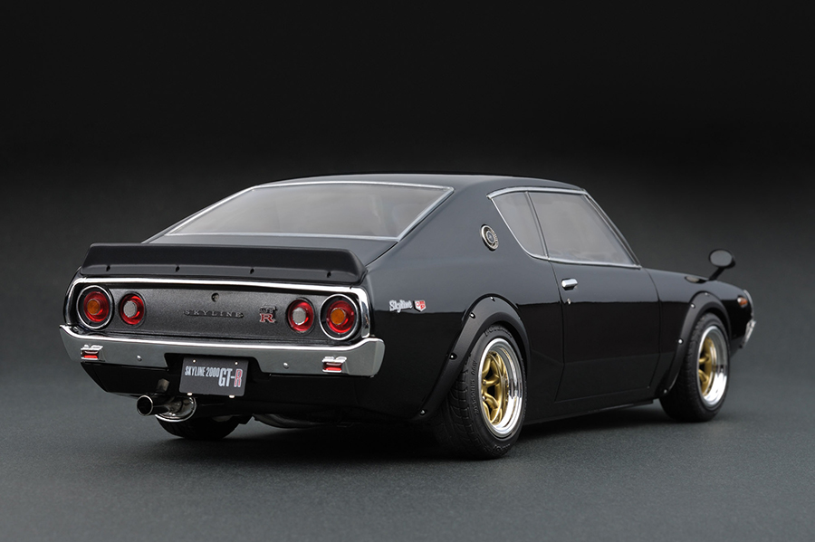 IG0223 1/18 Nissan Skyline 2000 GT-R (KPGC110) Black | LINE UP