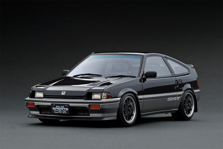 IG1626 1/18 Honda BALLADE SPORTS CR-X Si (E-AS) Black/Silver