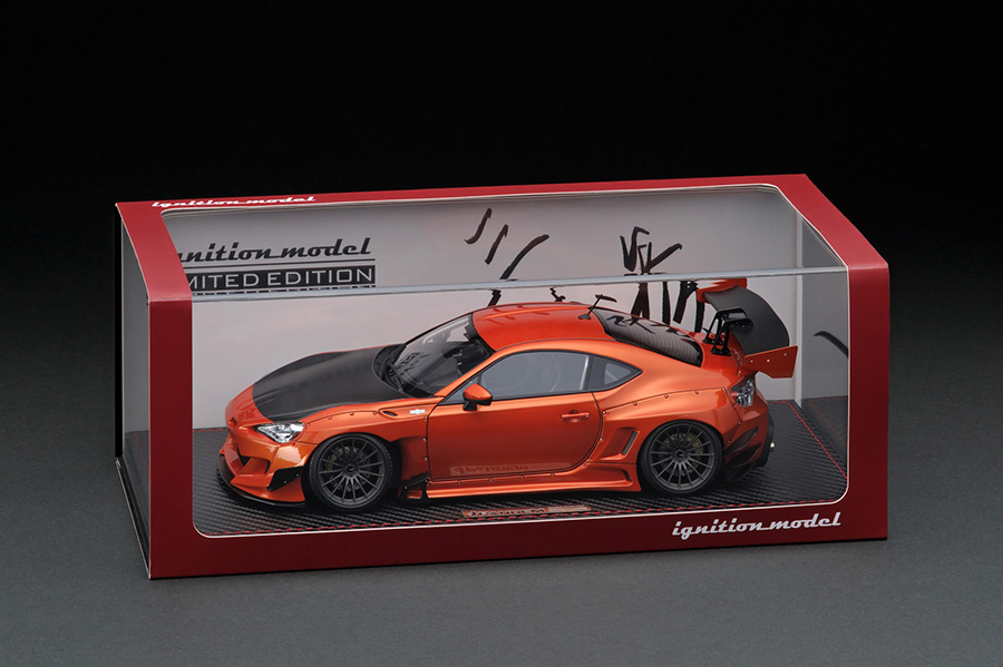 IG1697 1/18 PANDEM TOYOTA 86 V3 Orange With Mr. Miura | LINE UP
