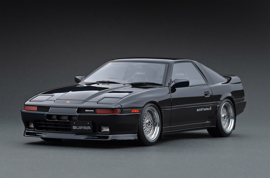 IG1735 1/18 Toyota Supra 3.0GT turbo A (MA70) Black | LINE UP
