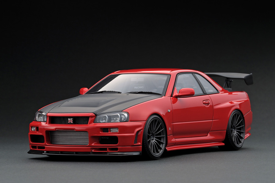 IG1831 1/18 Nismo R34 GT-R R-tune Red | LINE UP | [公式] ignition