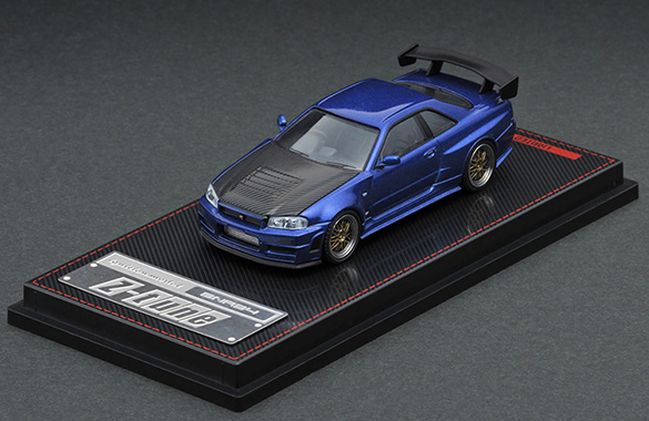 IG1869 1/64 Nismo R34 GT-R Z-tune Blue Metallic | LINE UP | [公式