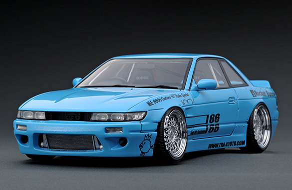 IG1129 1/18 Rocket Bunny S13 V1 Blue | LINE UP | [公式] ignition