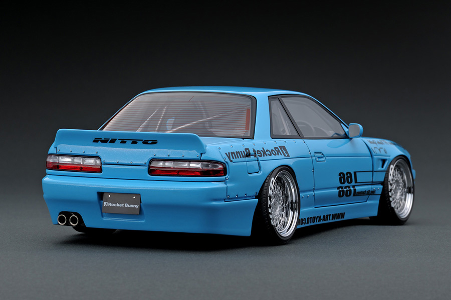 IG1129 1/18 Rocket Bunny S13 V1 Blue | LINE UP | [公式] ignition