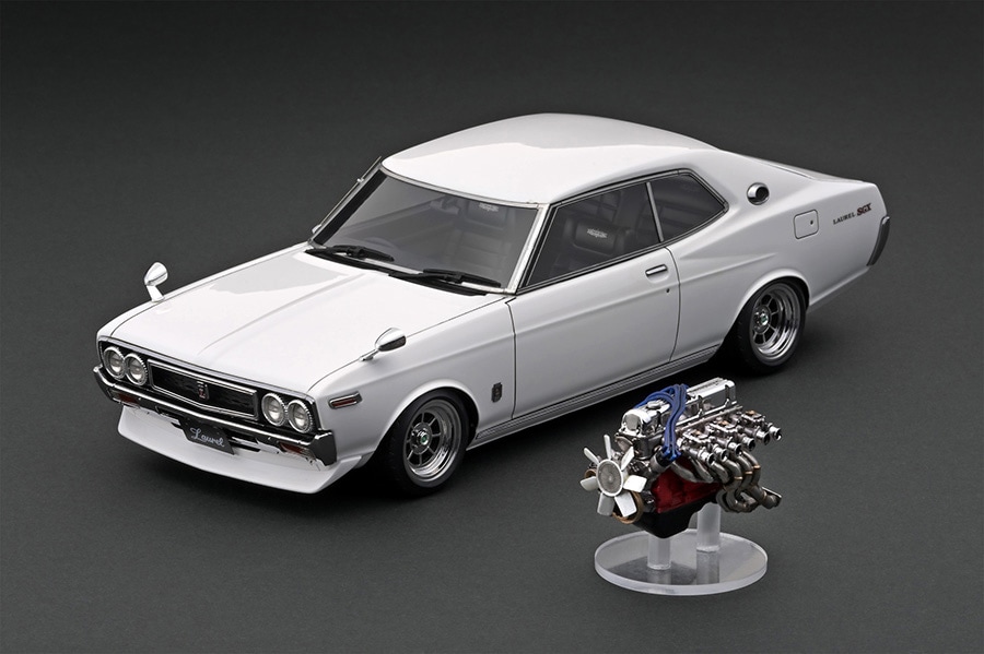 IG2403 1/18 Nissan Laurel 2000SGX (C130) White With Engine | LINE