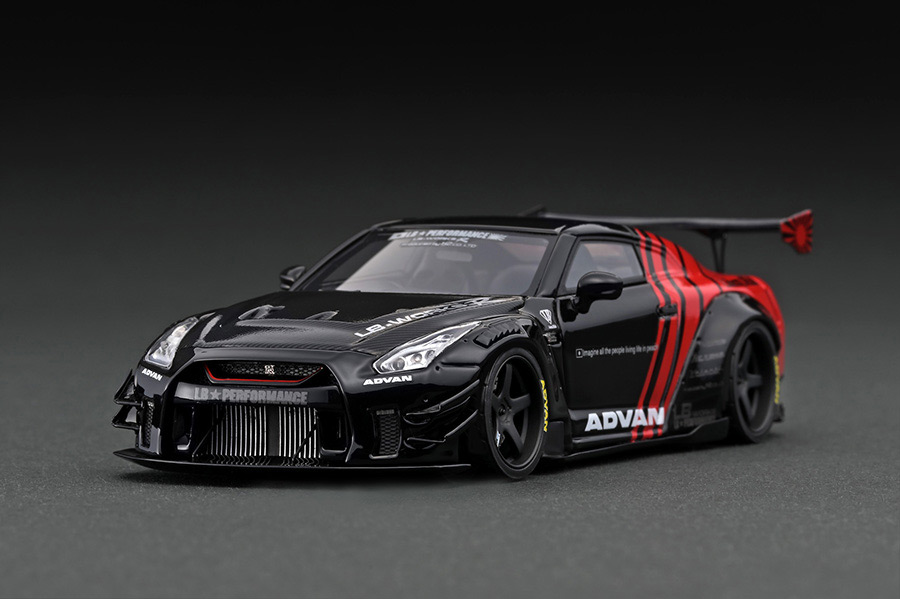 IG2556 1/43 LB-WORKS Nissan GT-R R35 type 2 Black/Red | LINE UP