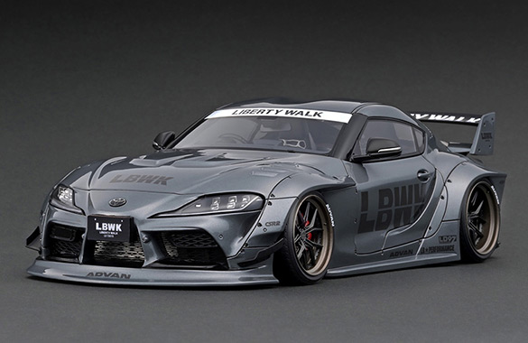 IG2657 1/18 LB-WORKS TOYOTA SUPRA (A90) Gun Metallic | LINE UP