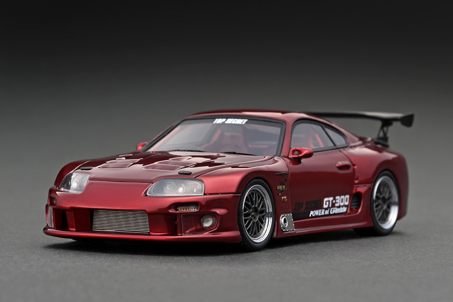 IG2949 1/43 TOP SECRET GT300 Supra (JZA80) Red Metallic | LINE UP