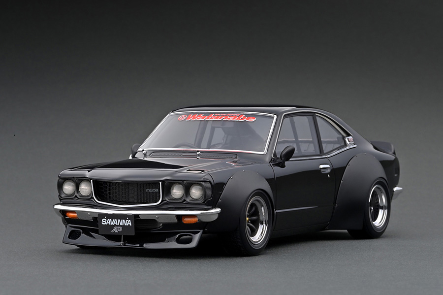 IG2030 1/18 Mazda Savanna (S124A) Racing Black | LINE UP | [公式