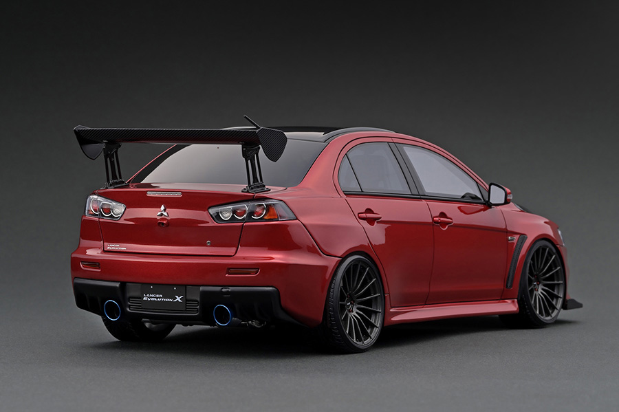 IG2297 1/18 Mitsubishi Lancer Evolution X (CZ4A) Red Metallic