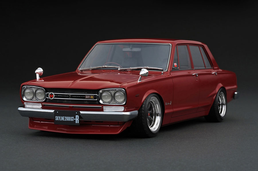 IG3548 1/18 Nissan Skyline 2000 GT-R (PGC10) Red | LINE UP | [公式