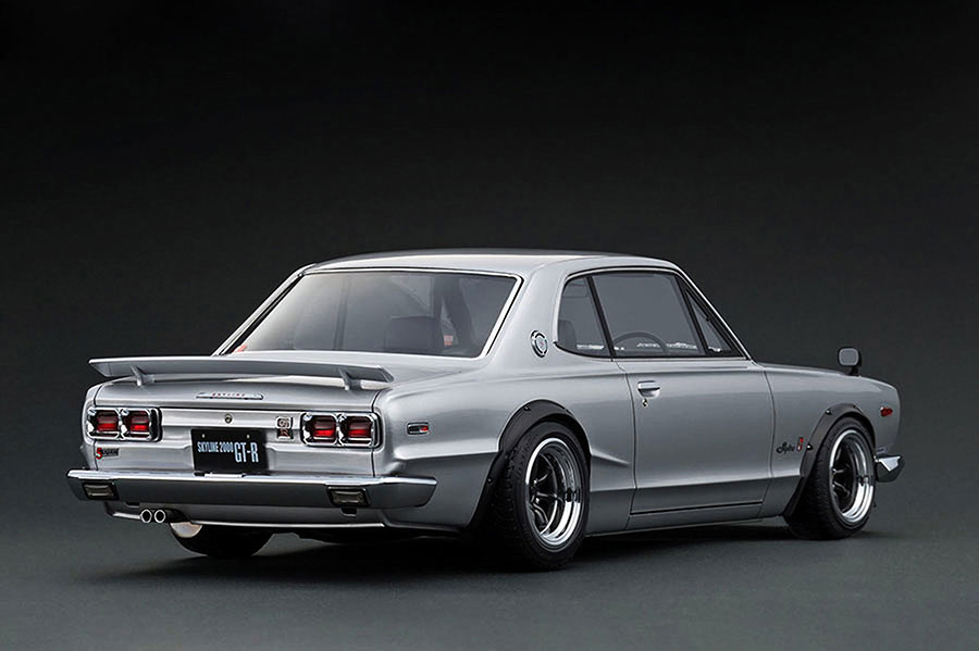 IG3614 1/18 Nissan Skyline 2000 GT-R (KPGC10) Silver | LINE UP