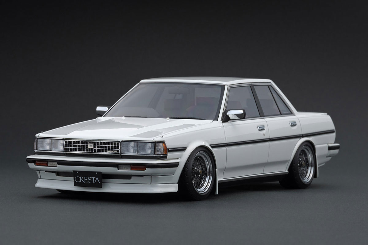 IG3829 1/18 Toyota CRESTA Super Lucent TWINCAM24 (GX71) White
