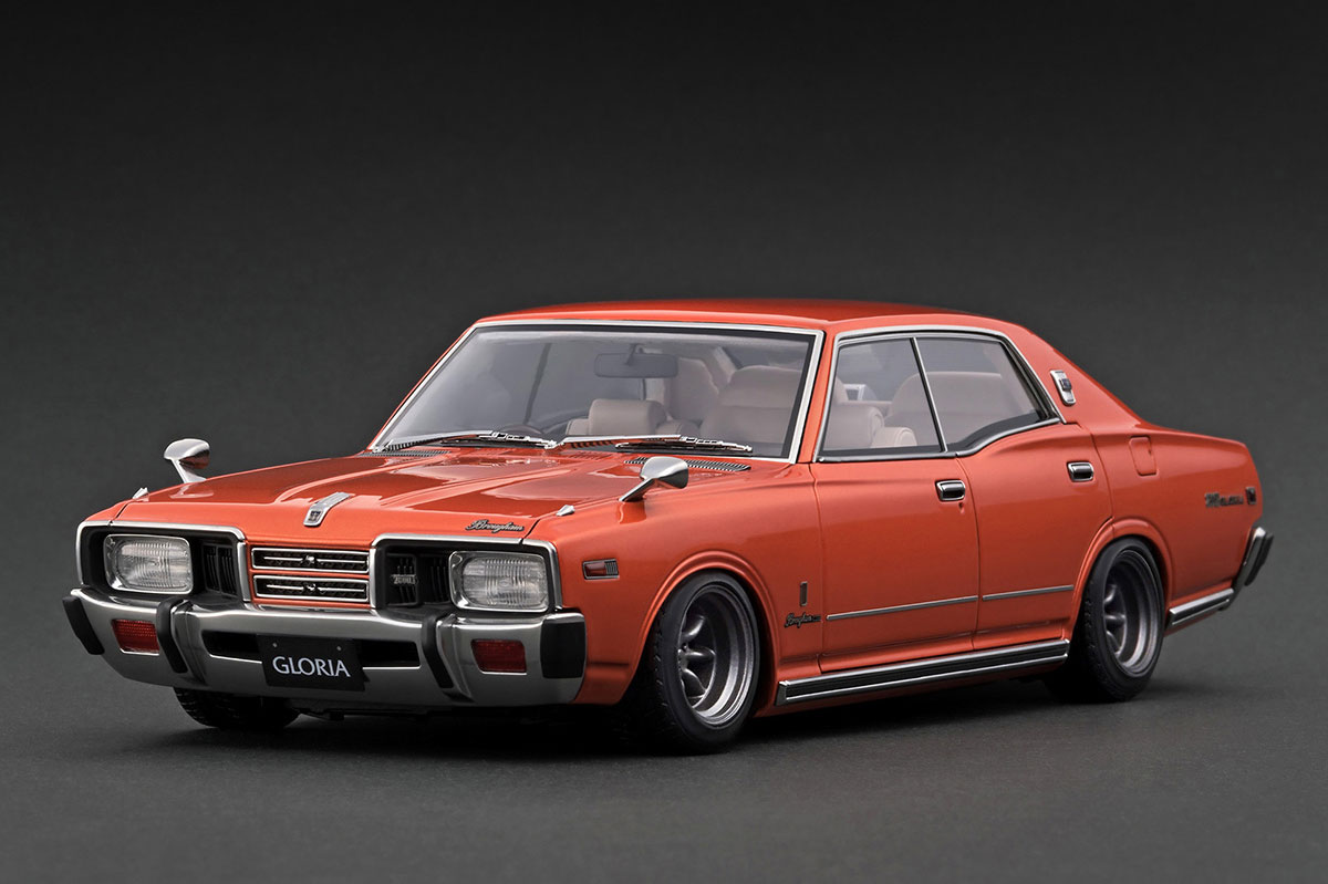 IG3932 1/18 Nissan Gloria Brougham (330) Copper Orange | LINE UP