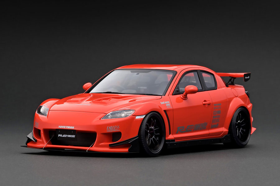 IG3176 1/18 Mazda RX-8 (SE3P) RE Amemiya Orange | LINE UP | [公式