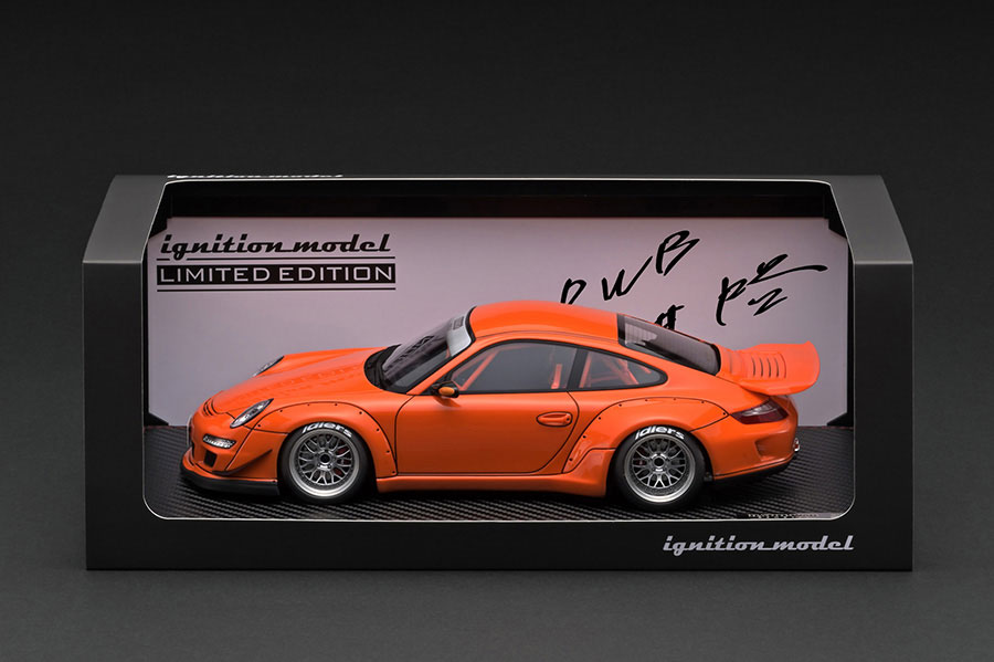 IG3251 1/18 RWB 997 GT3 Orange With Mr.Nakai | LINE UP | [公式