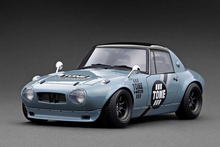 IG3291 1/18 Toyota Sports 800 NOB Hachi 2023 TAS Ver Light Gray