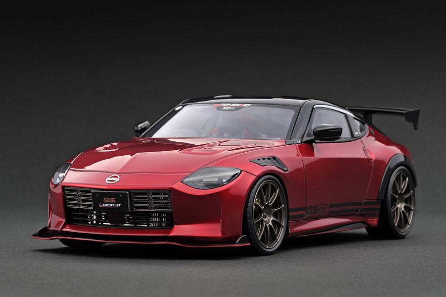 IG3387 1/18 TOP SECRET Fairlady Z (RZ34) Red Metallic | LINE UP