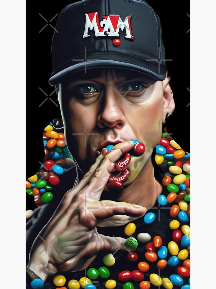 Eminem with M&Ms