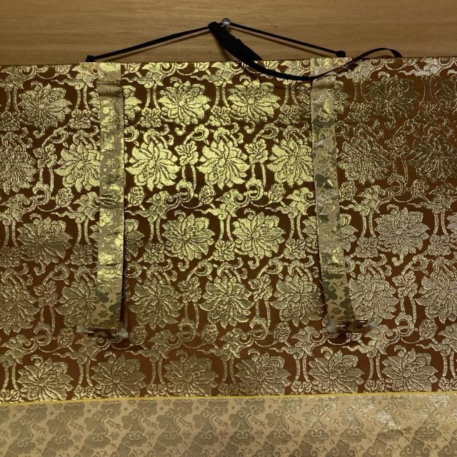 未使用 四国八十八ヶ所巡礼 掛け軸 箱付き 朱印コンプリート済み 縦約