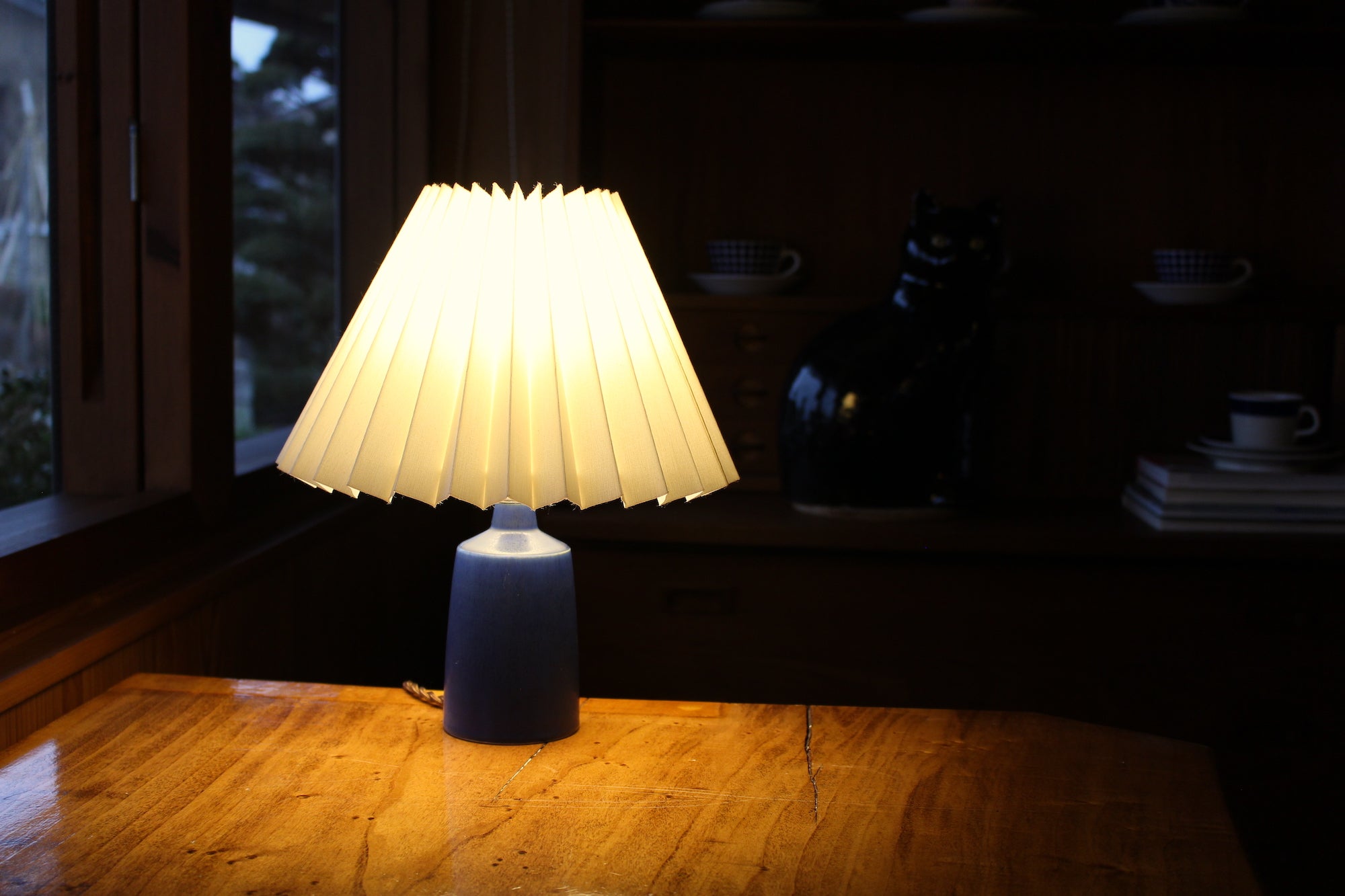 Palshus(パルシュス）ヴィンテージテーブルランプ Sサイズ ブルー – Imaya