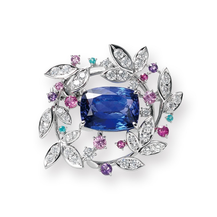 はなさかり タンザナイトブローチ: かがよい | IMAYO Official Website