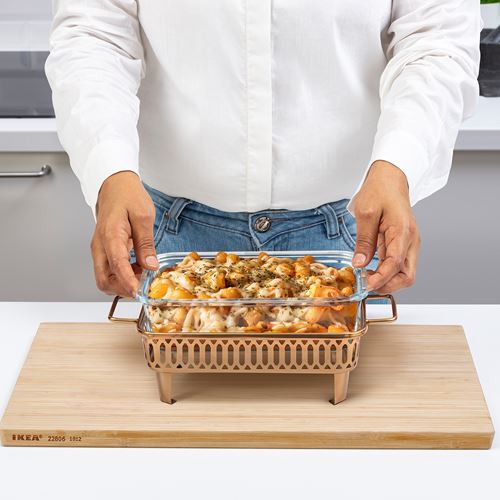 GOKVALLA copper-coloured 26x15x8 cm serving tray - 90569002 | IKEA