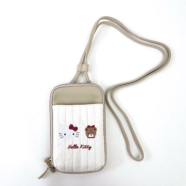 サンリオ ハローキティ マルチショルダー ポーチ キルティング スマホ