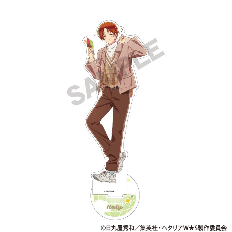 ヘタリア World☆Stars アクリルスタンド イタリア 食べ歩き