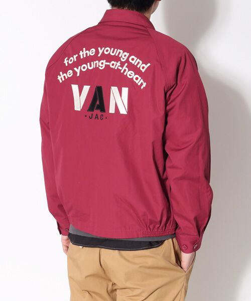 バックロゴ刺繍スウィングトップ （ブルゾン）｜VAN / ヴァン