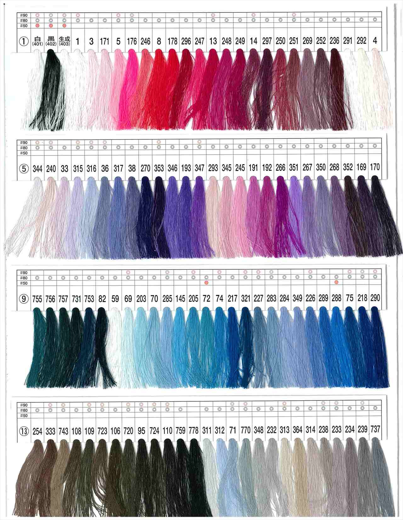 フジックス キング ポリエステル スパン 90番手 5000m[スパン