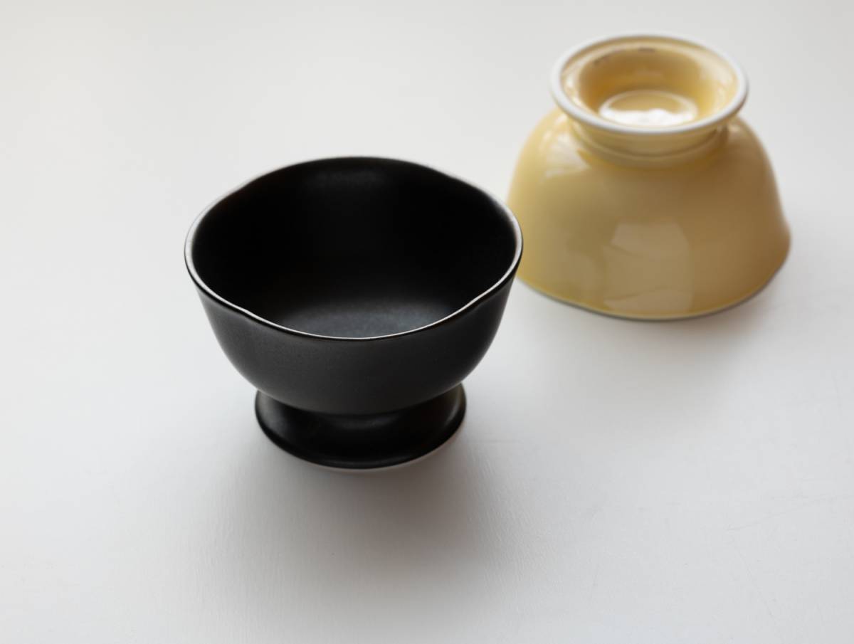 深山(miyama.) pote-ポテ- デザートボウル 鉄黒[定番] - 業務用食器