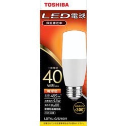 ヨドバシ.com - 東芝 TOSHIBA 一般電球形LED電球 40W形相当 配光角300