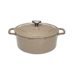 CHASSEUR サブライム ラウンドキャセロール 24cm ブラック 両手鍋