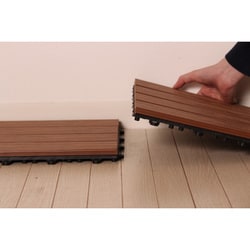 ヨドバシ.com - リビングアウト LIVING OUT WPCデッキパネル 木目調 9