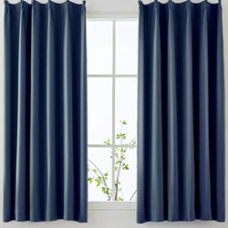 ヨドバシ.com - アイフィ AIFY カーテン 2枚組 ネイビー 100×110×2P